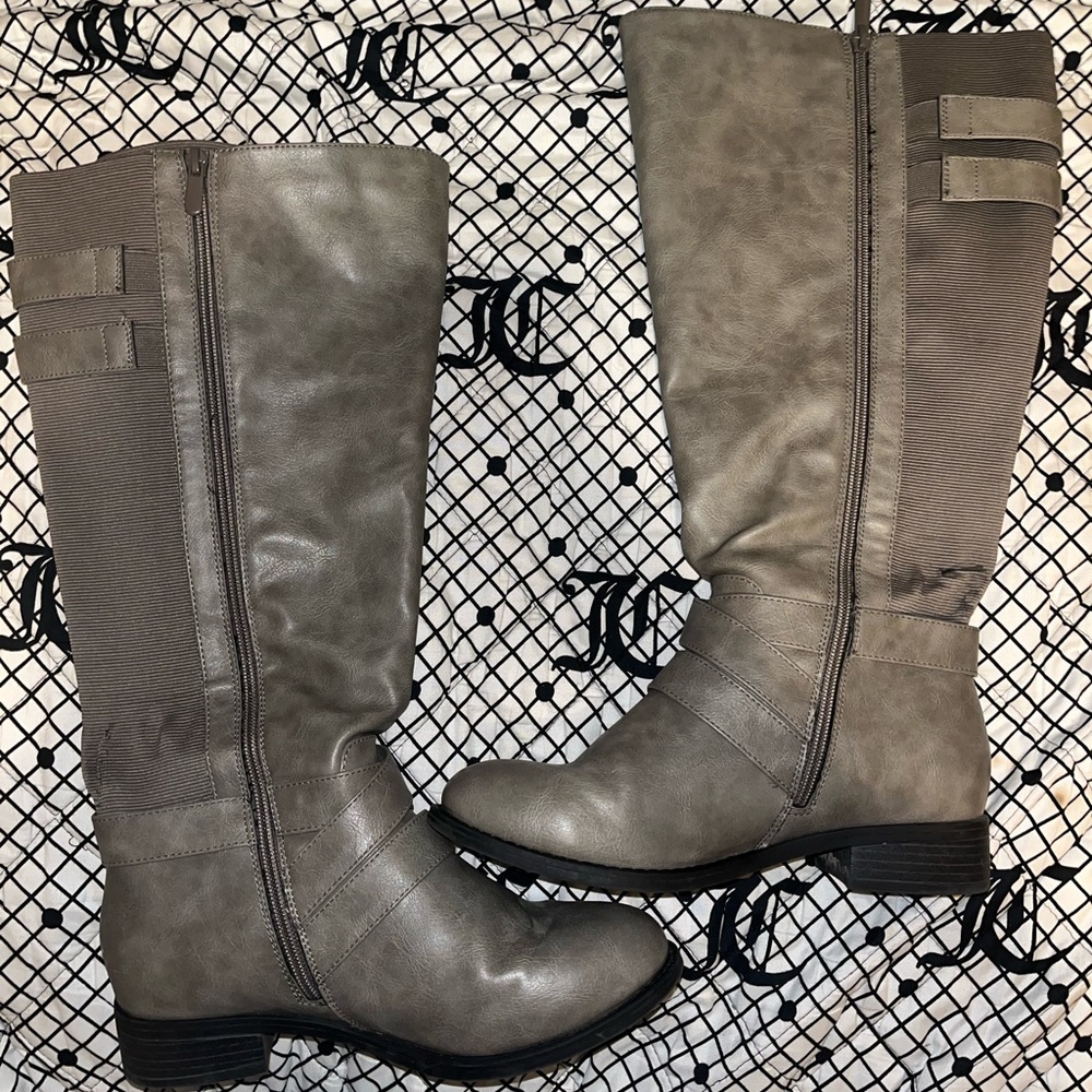Payless Women's Over the Knee Gray Boots